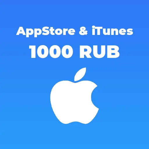 Купить Подарочная карта Apple App Store & iTunes 1000 RUB (Россия) - изображение