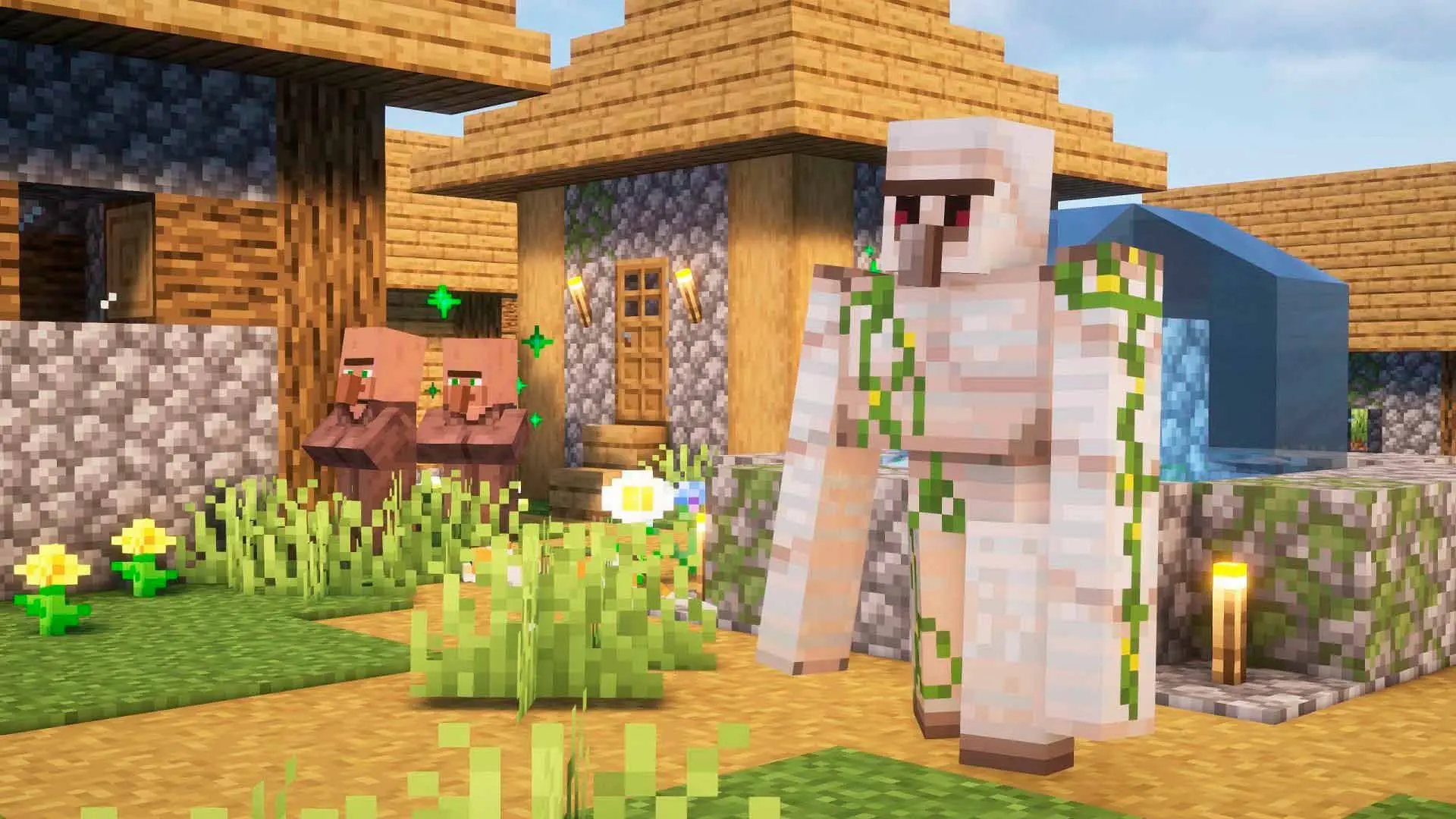 Minecraft. Как сделать железного голема: функции и крафт - изображение
