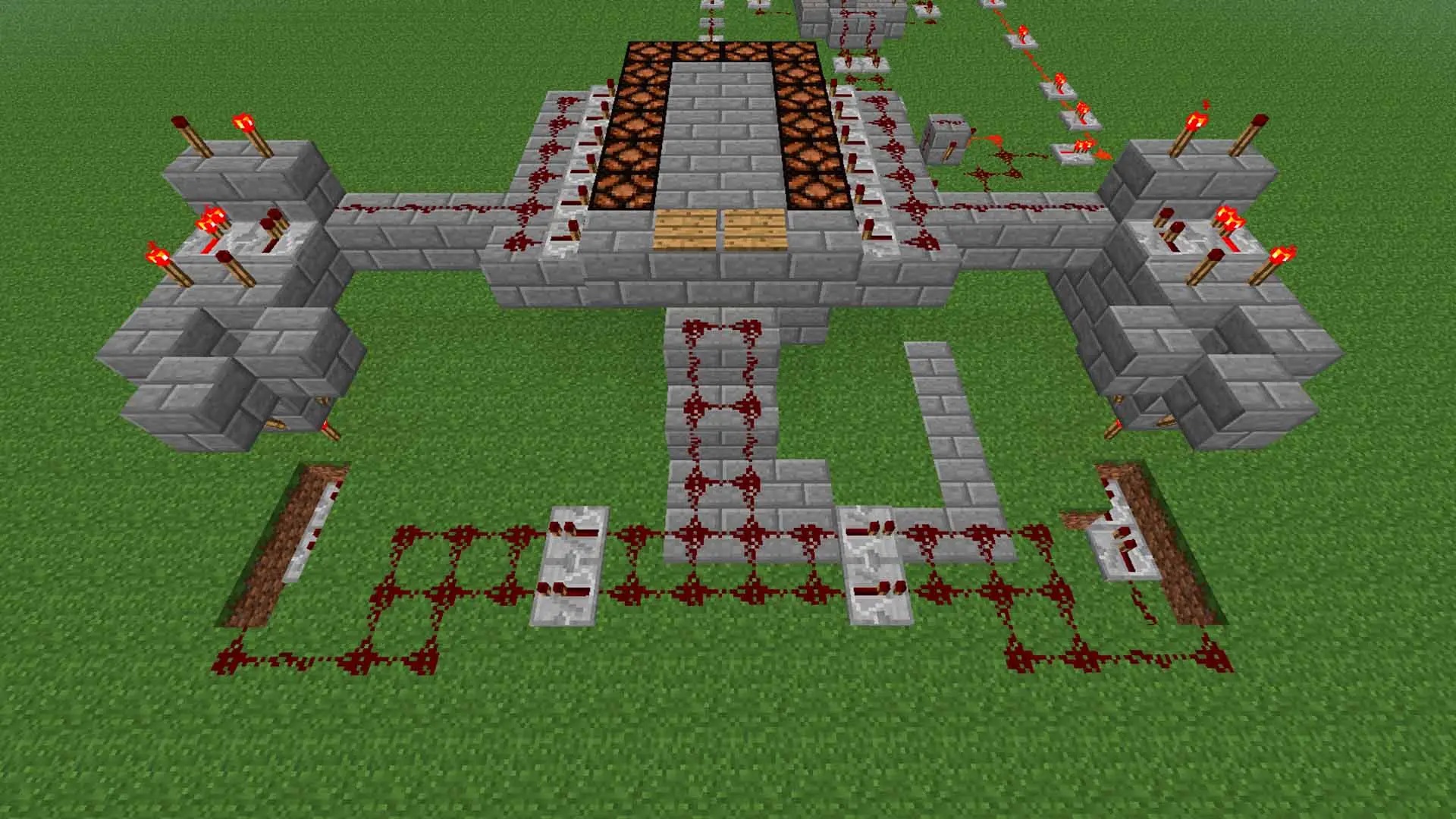 Minecraft. Как скрафтить редстоуновый факел и зачем он нужен - изображение