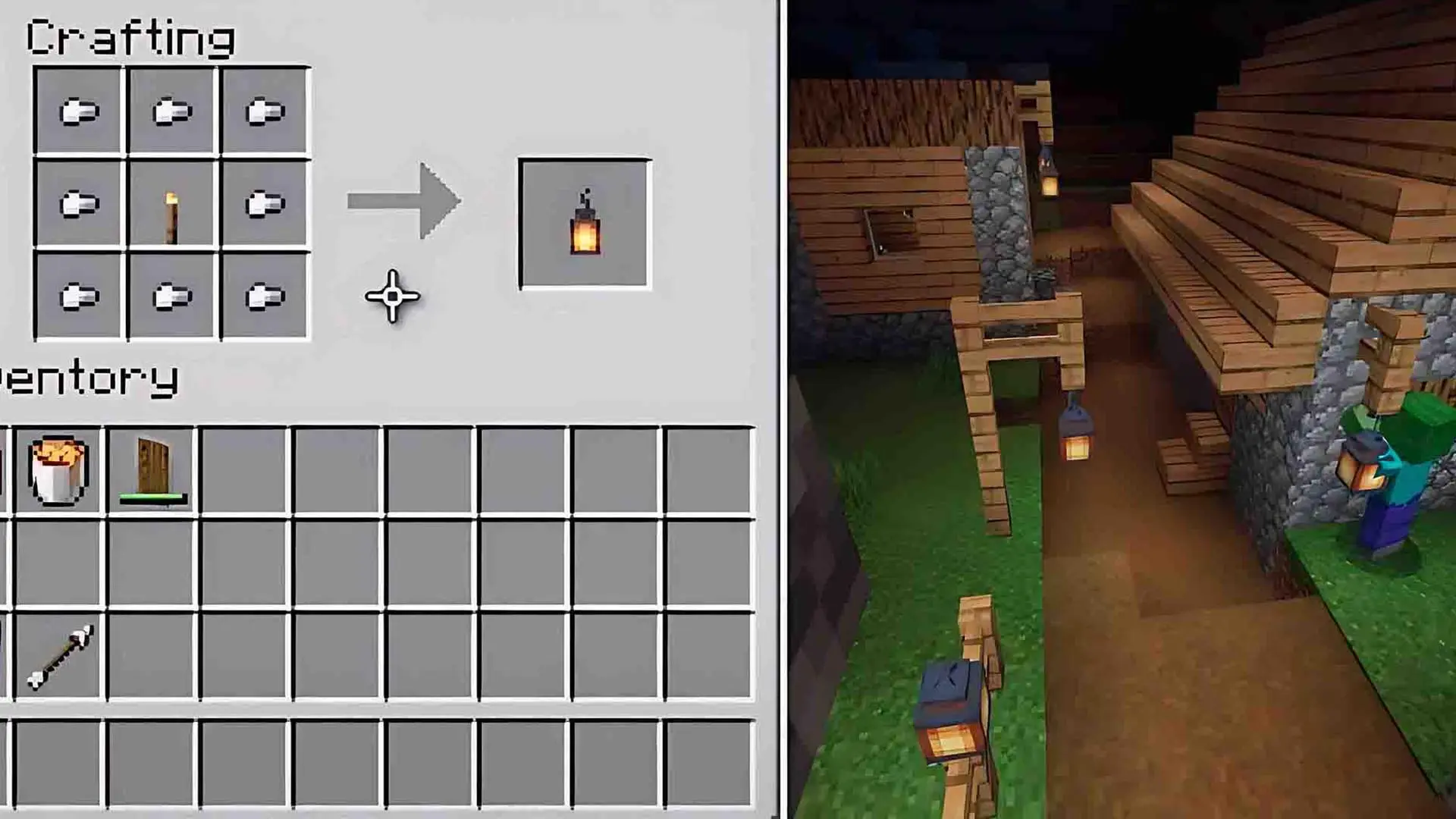 Minecraft. Как сделать факел: полный гайд по освещению в режиме выживания - изображение