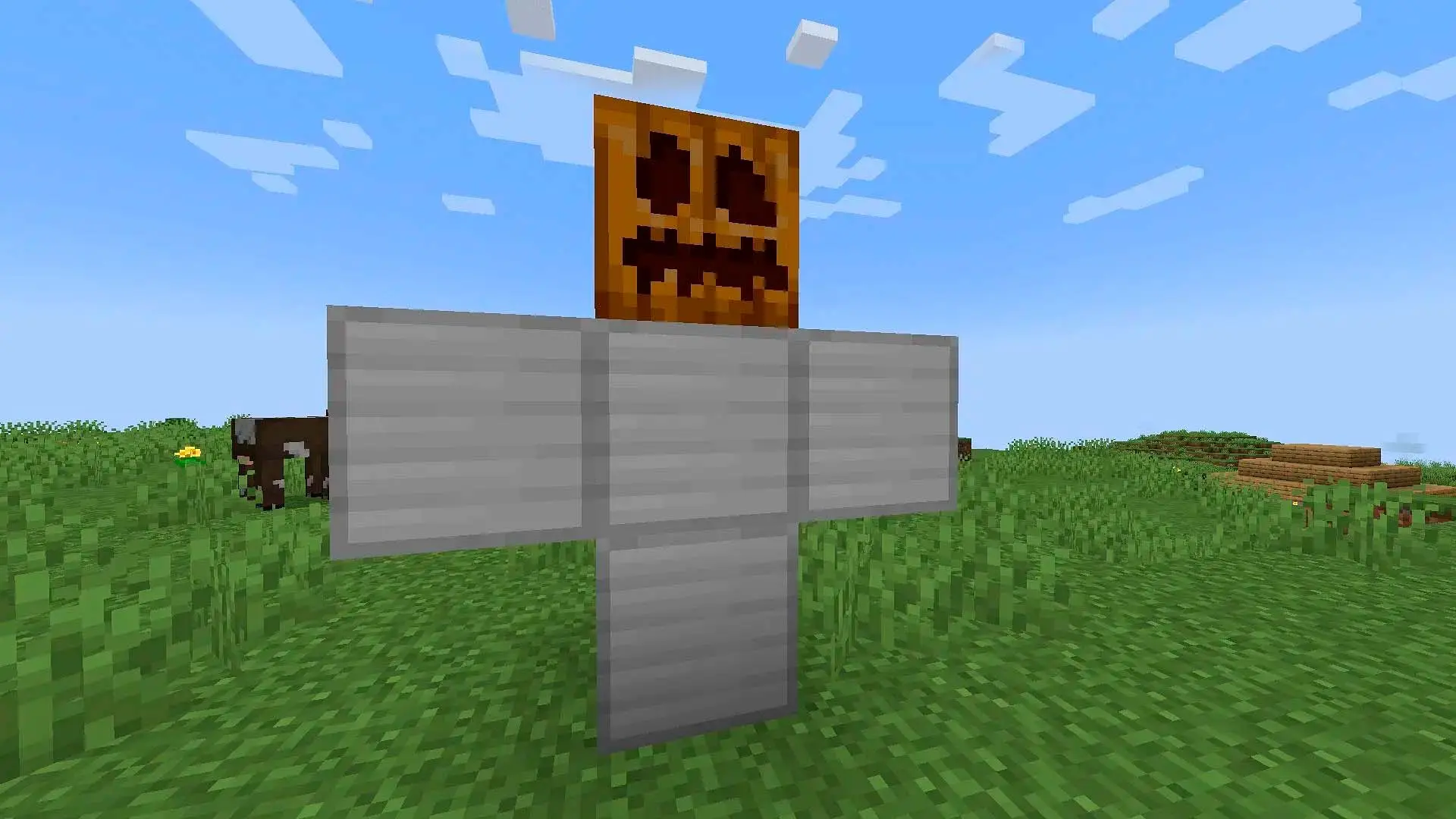 Minecraft. Как сделать железного голема: функции и крафт - изображение