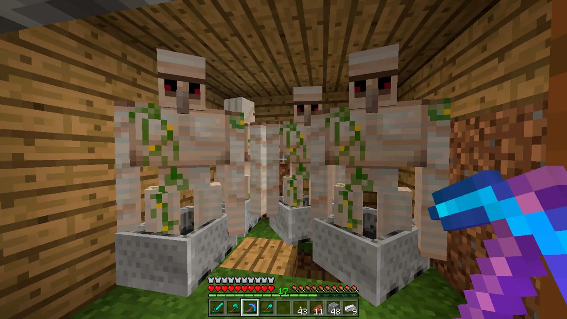 Minecraft. Как сделать железного голема: функции и крафт - изображение