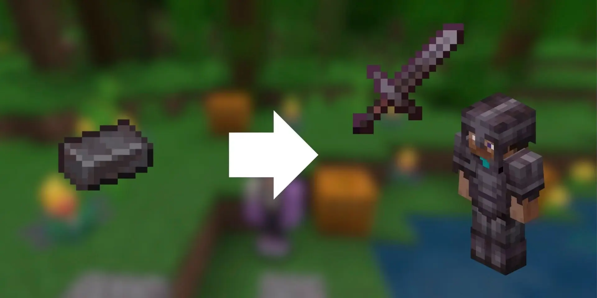 Minecraft. Незеритовая броня: как скрафтить, починить и улучшить - изображение