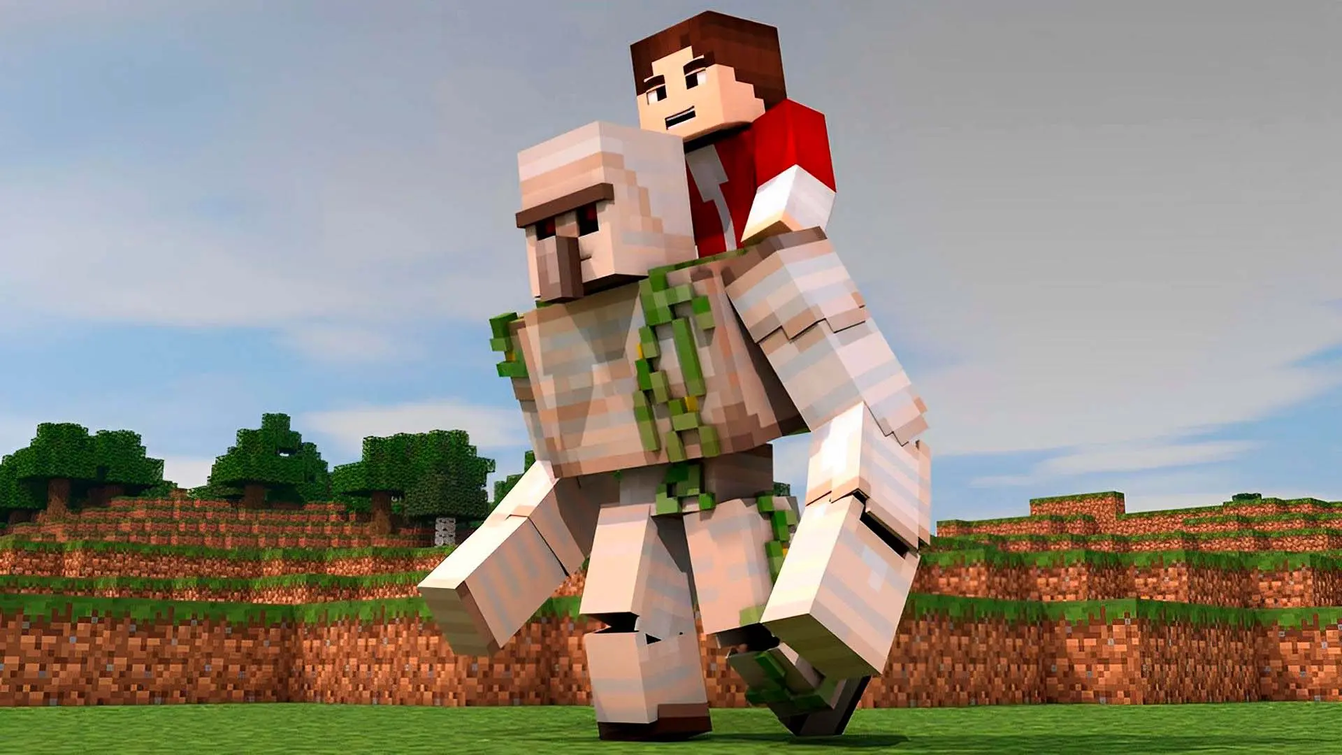 Minecraft. Как сделать железного голема: функции и крафт - изображение