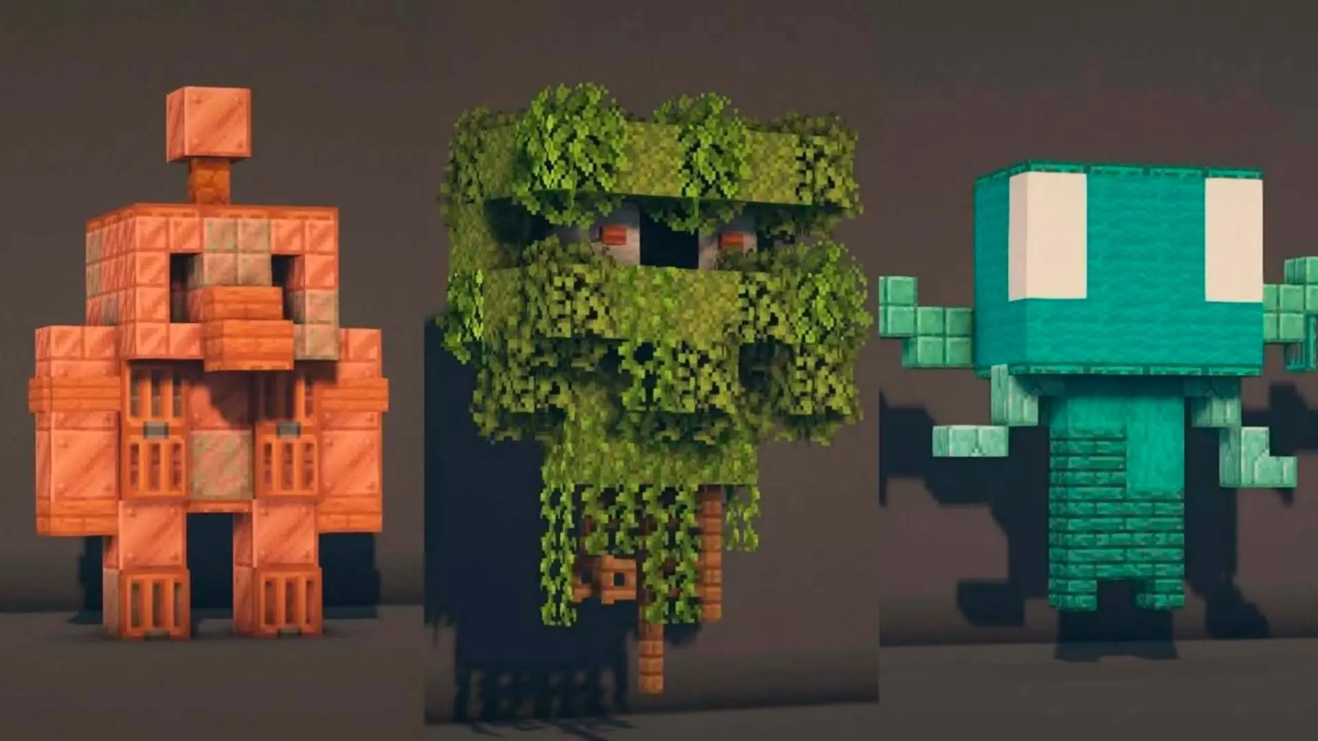 Minecraft. Медный голем: мифический помощник для кнопок и редстоуна - изображение