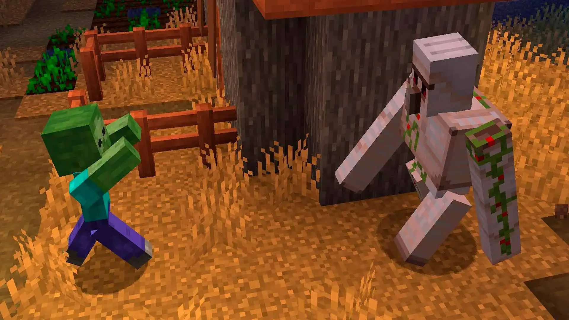 Minecraft. Как сделать железного голема: функции и крафт - изображение