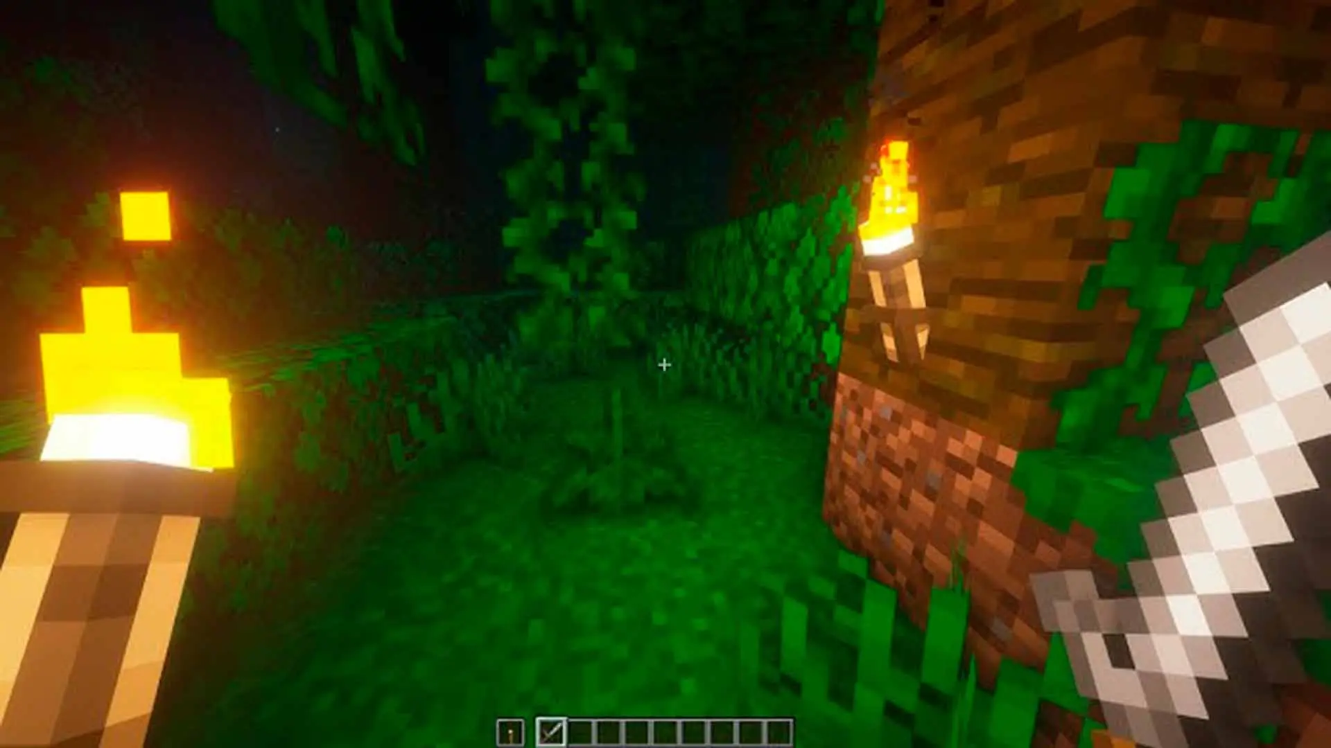 Minecraft. Как сделать факел: полный гайд по освещению в режиме выживания - изображение