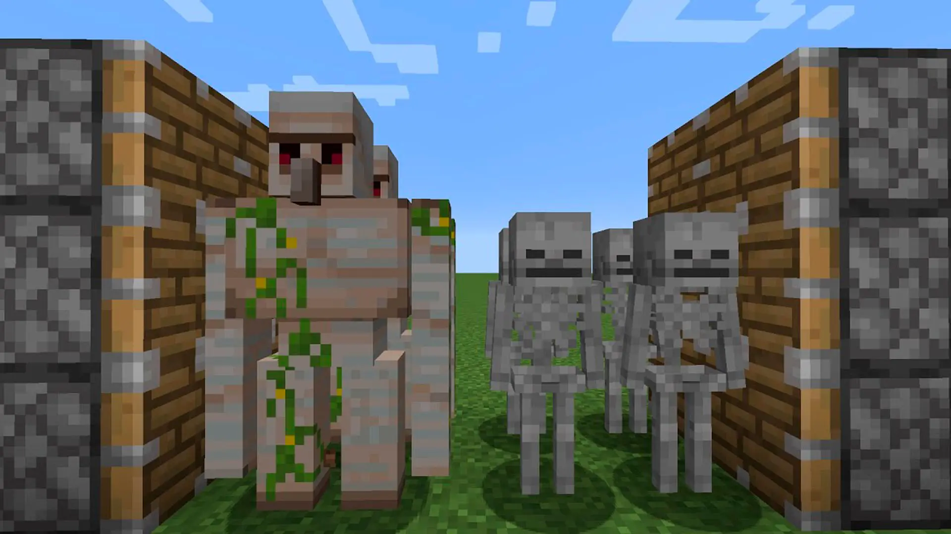 Minecraft. Как сделать железного голема: функции и крафт - изображение