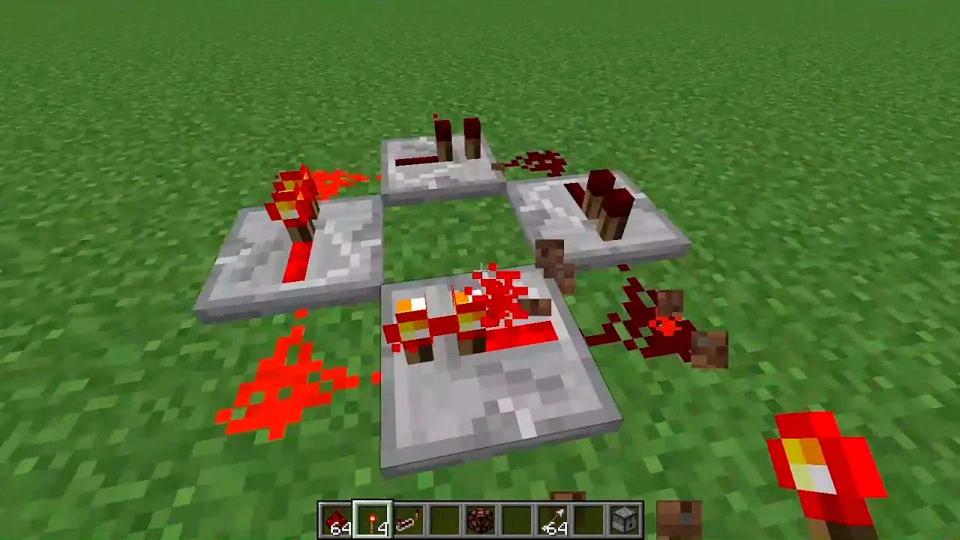 Minecraft. Как скрафтить редстоуновый факел и зачем он нужен - изображение