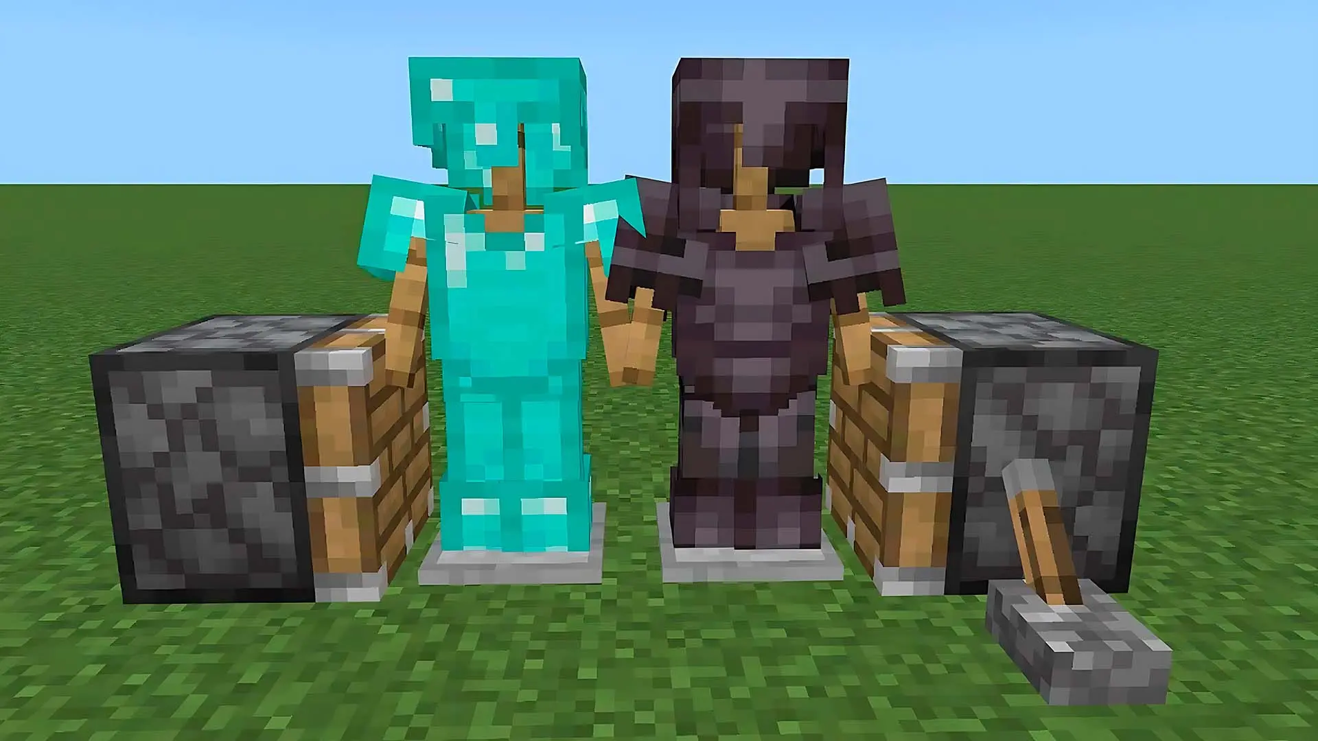 Minecraft. Незеритовая броня: как скрафтить, починить и улучшить - изображение
