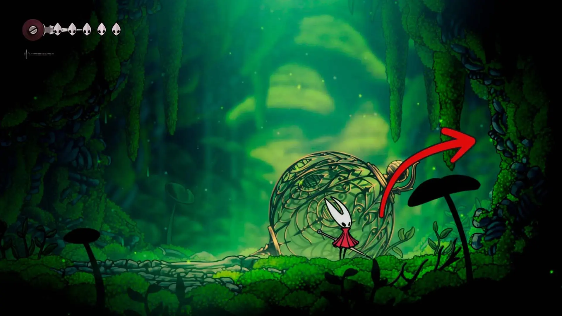 Hollow Knight: Silksong. Туториал по Moss Grotto без паники - изображение
