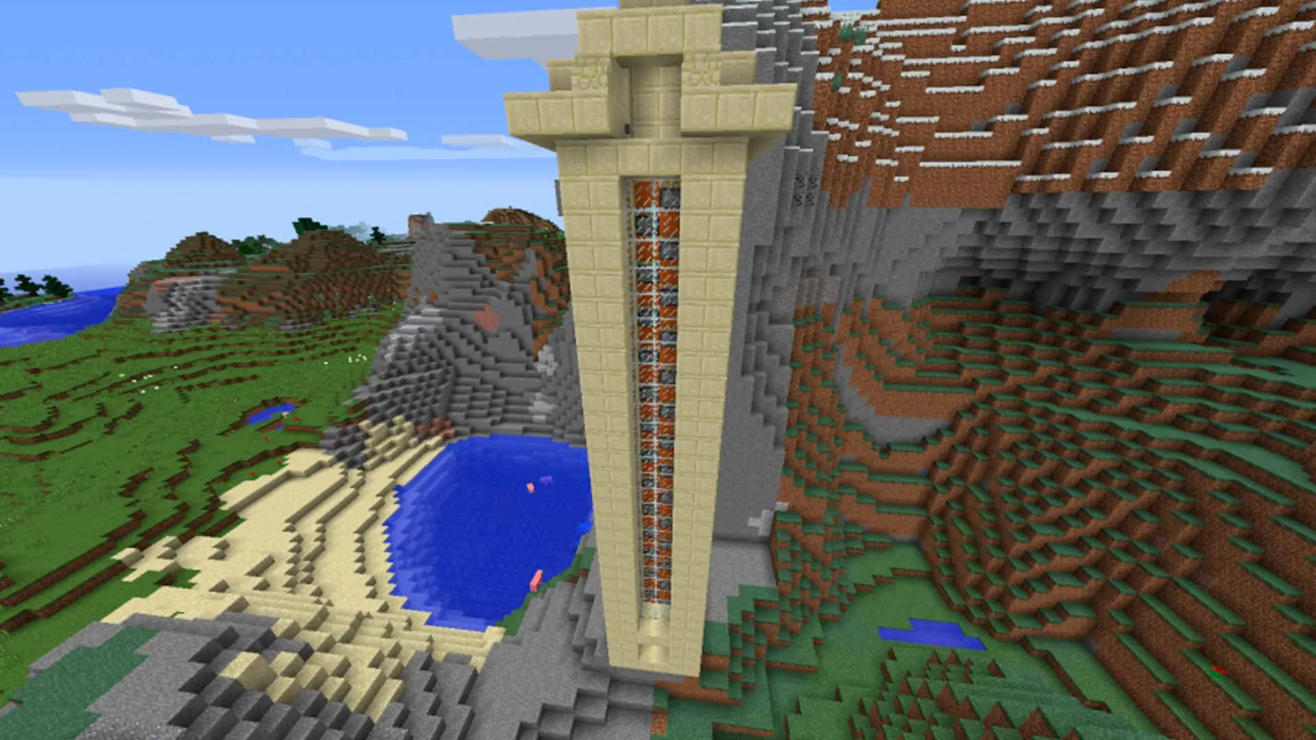 Minecraft. Как сделать лифт - изображение
