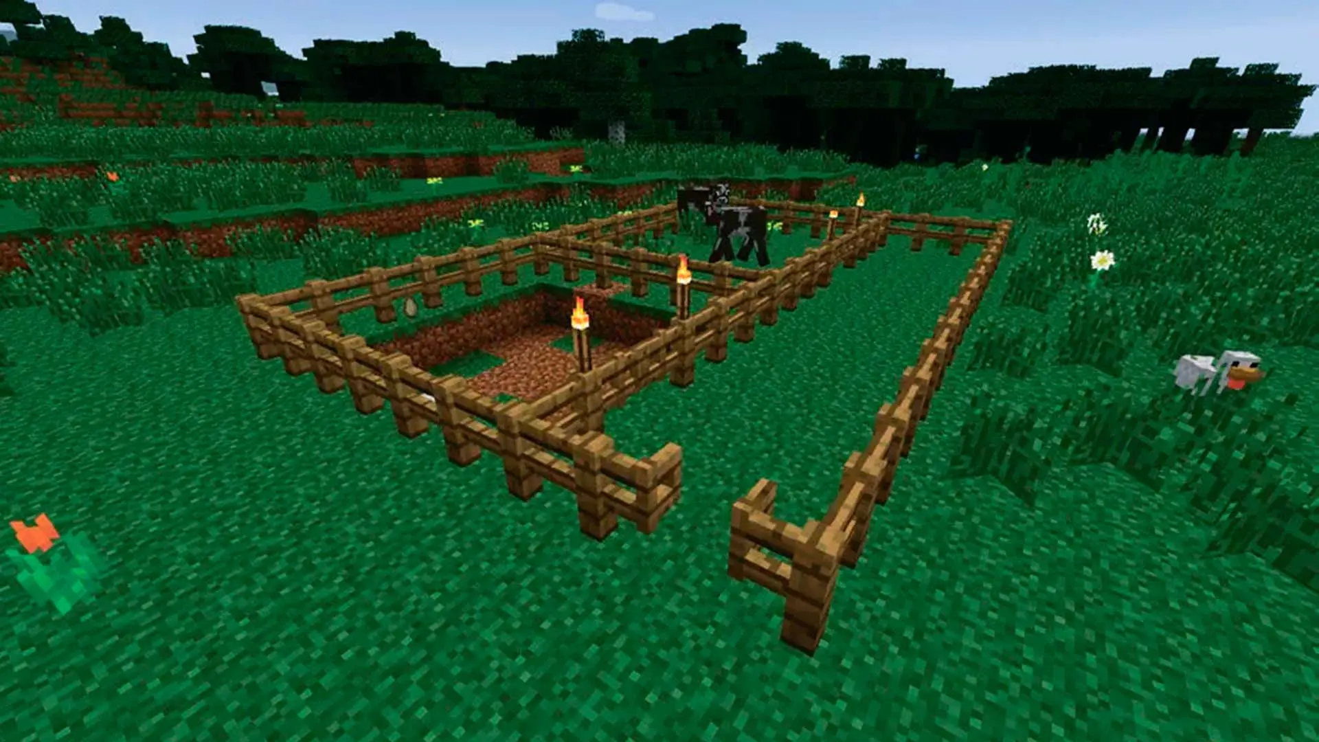 Minecraft. Как скрафтить забор: полный разбор применения - изображение