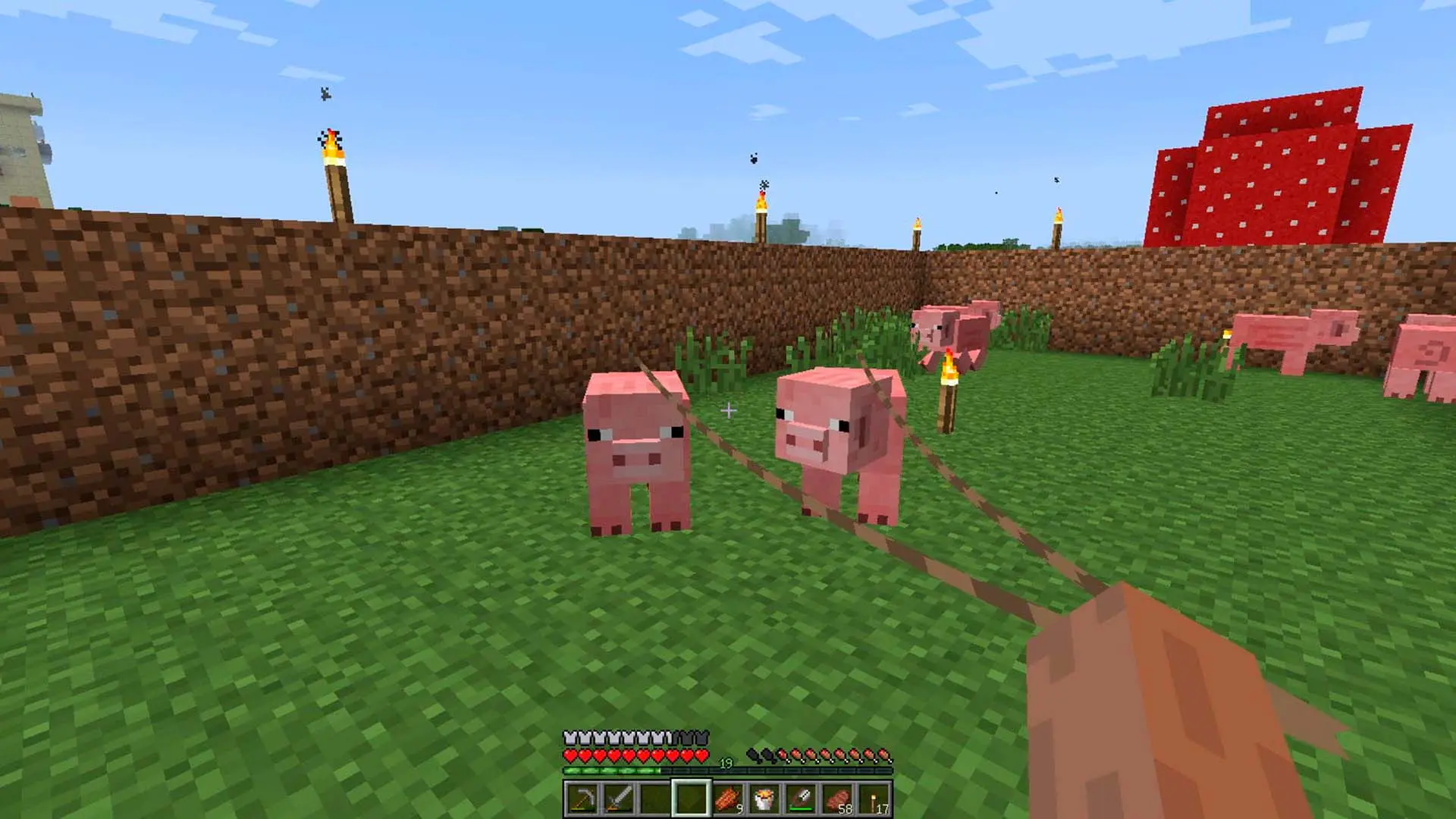 Minecraft. Как сделать поводок: крафтим, приручаем, привязываем - изображение