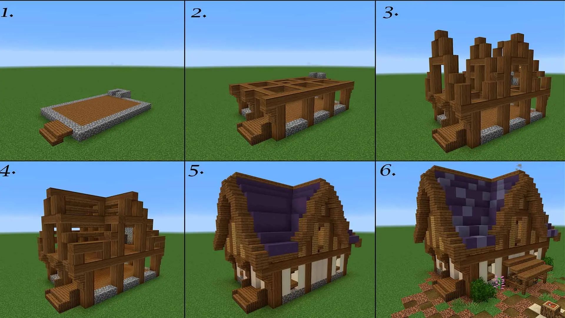 Minecraft. Дом мечты: красивые чертежи и пошаговые схематики - изображение