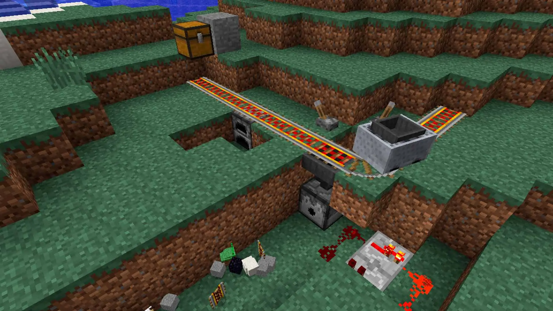 Minecraft. Как сделать воронку - изображение