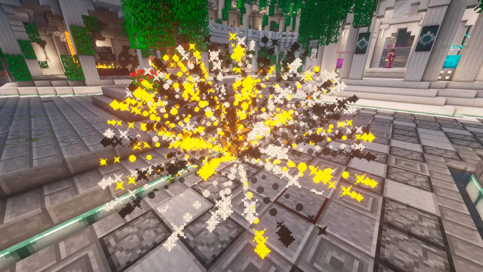 Minecraft. Как скрафтить и настроить фейерверк - изображение