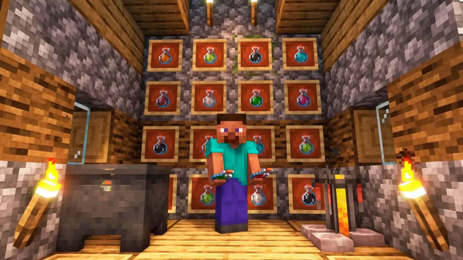Minecraft. Будь здоров: готовим Зелье регенерации - изображение