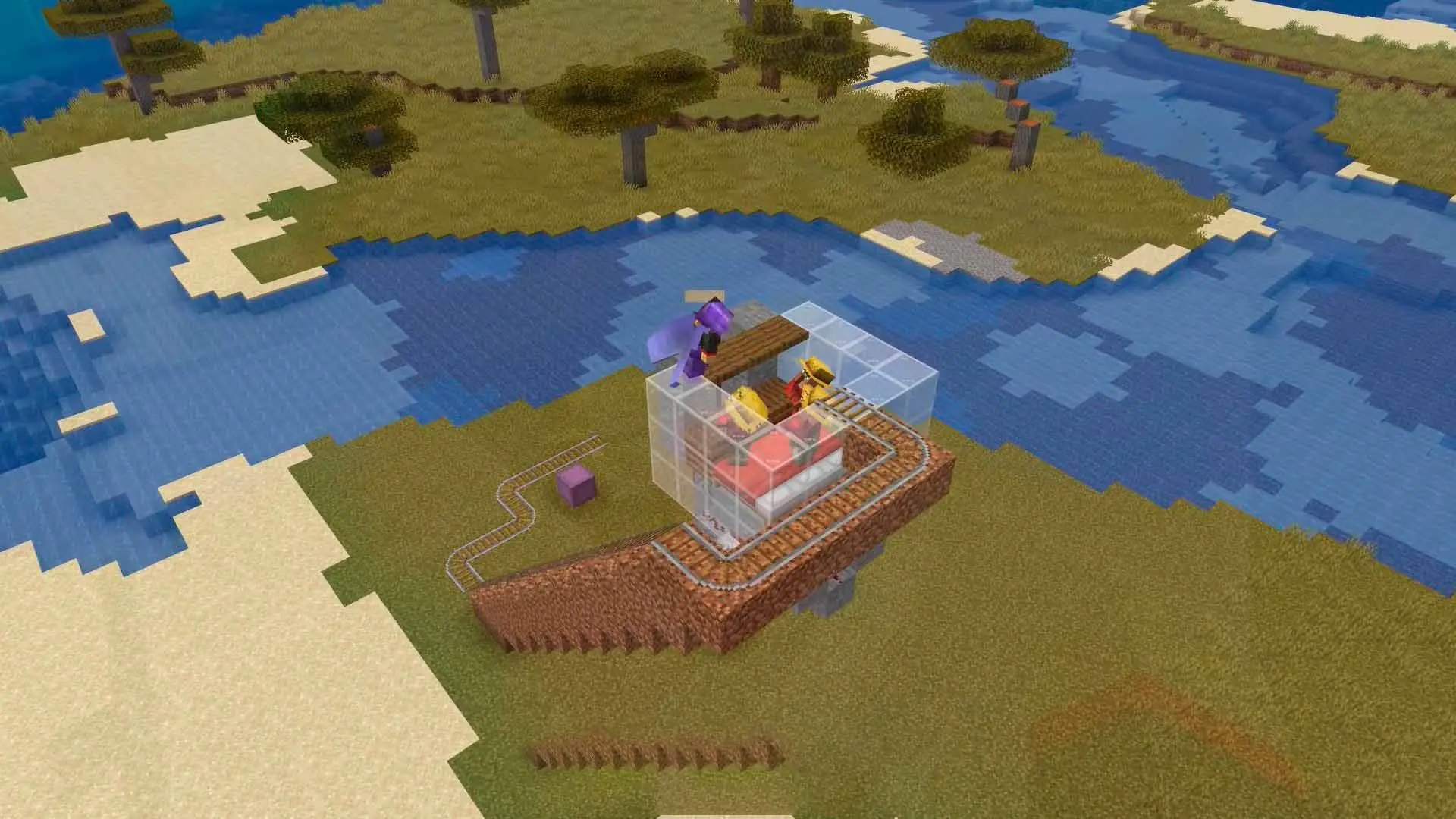 Minecraft. Как построить ферму железа: рабочая схема - изображение