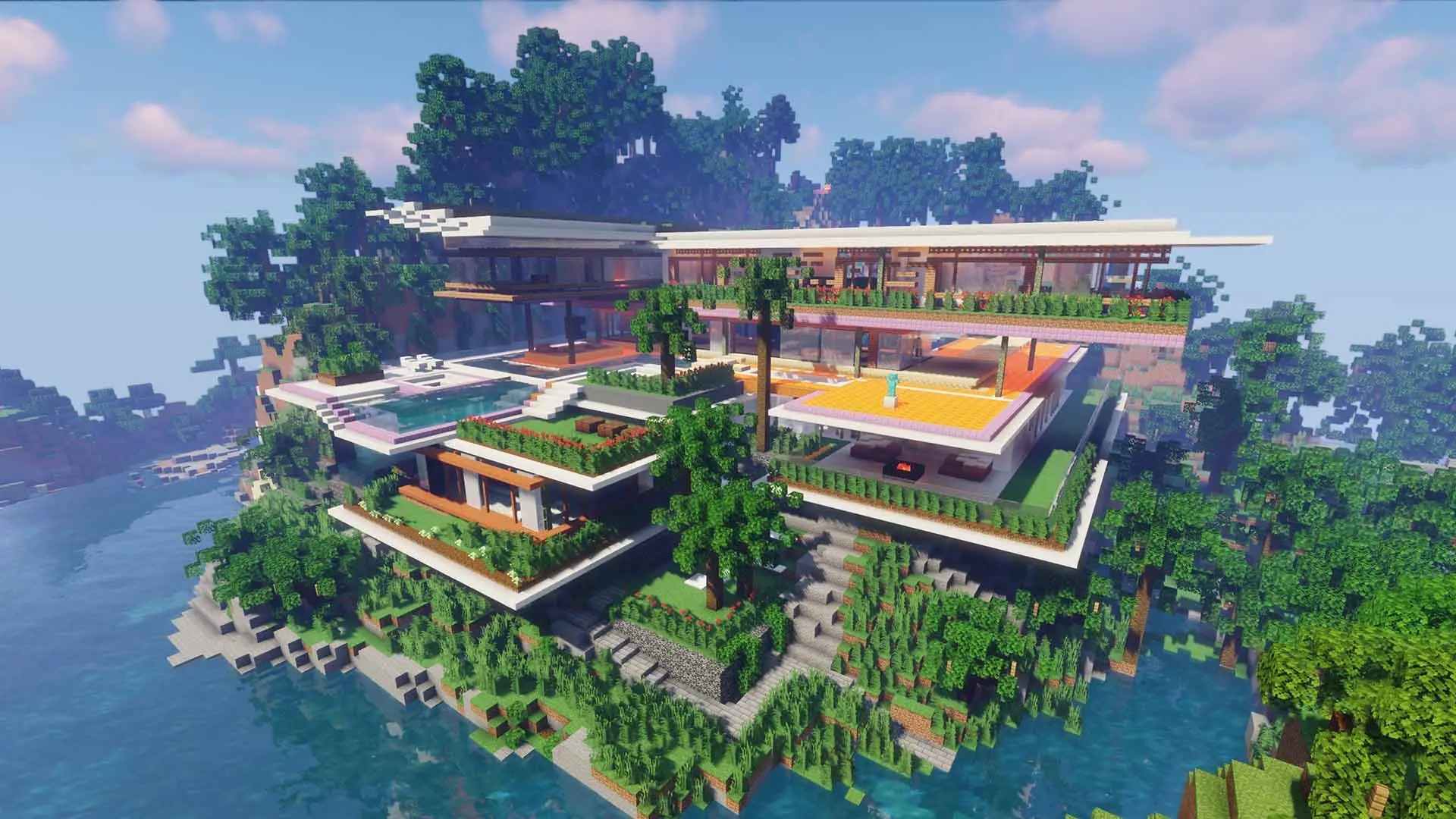 Minecraft. Вдохновляющие идеи для домов и локаций - изображение