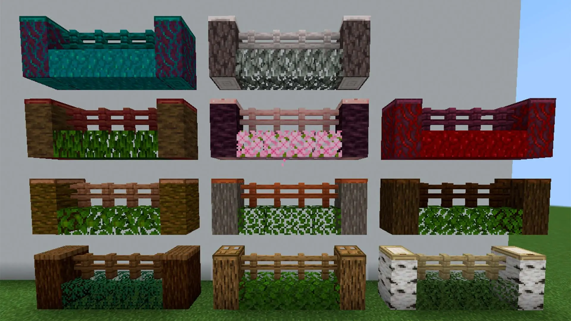 Minecraft. Как скрафтить забор: полный разбор применения - изображение
