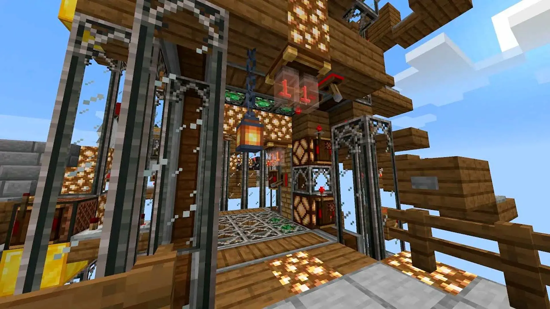 Minecraft. Как сделать лифт - изображение