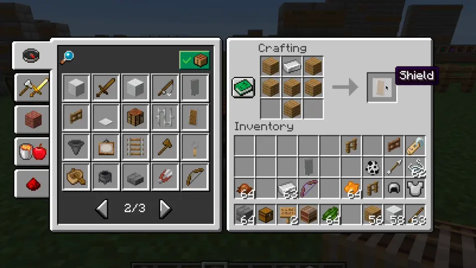 Minecraft. Как сделать щит: пошаговый крафт и эффективные тактики - изображение