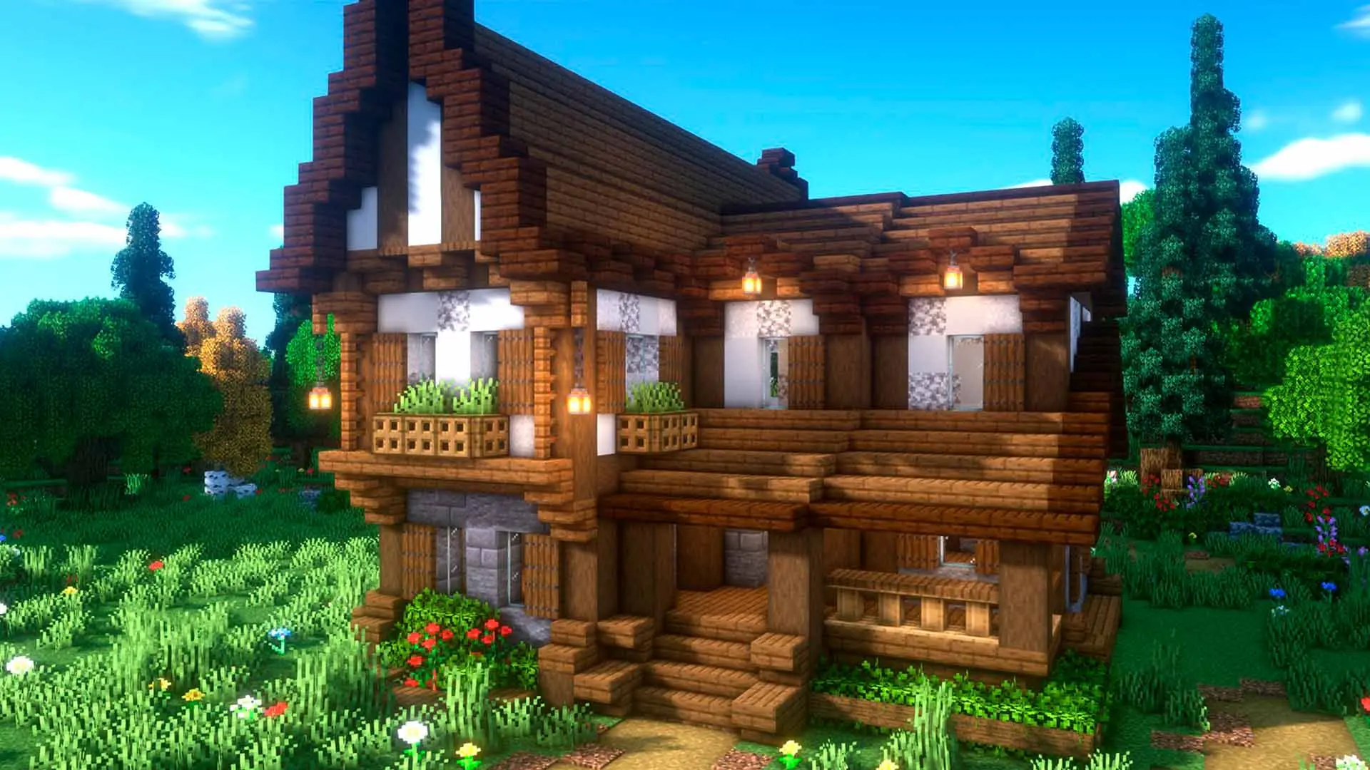 Minecraft. Вдохновляющие идеи для домов и локаций - изображение