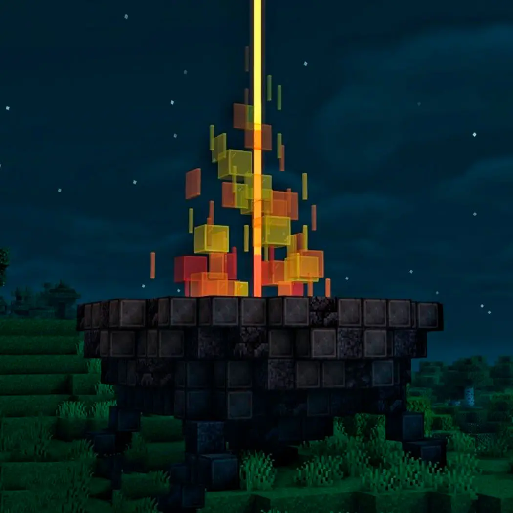 Minecraft. Как сделать маяк и пирамиду - изображение