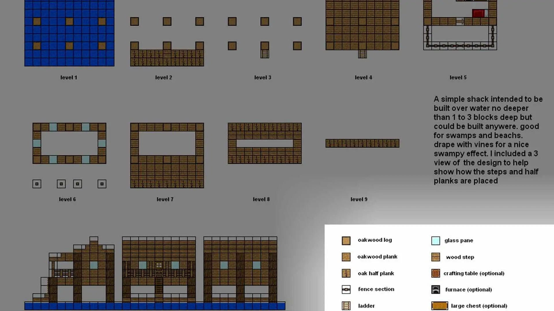 Minecraft. Дом мечты: красивые чертежи и пошаговые схематики - изображение