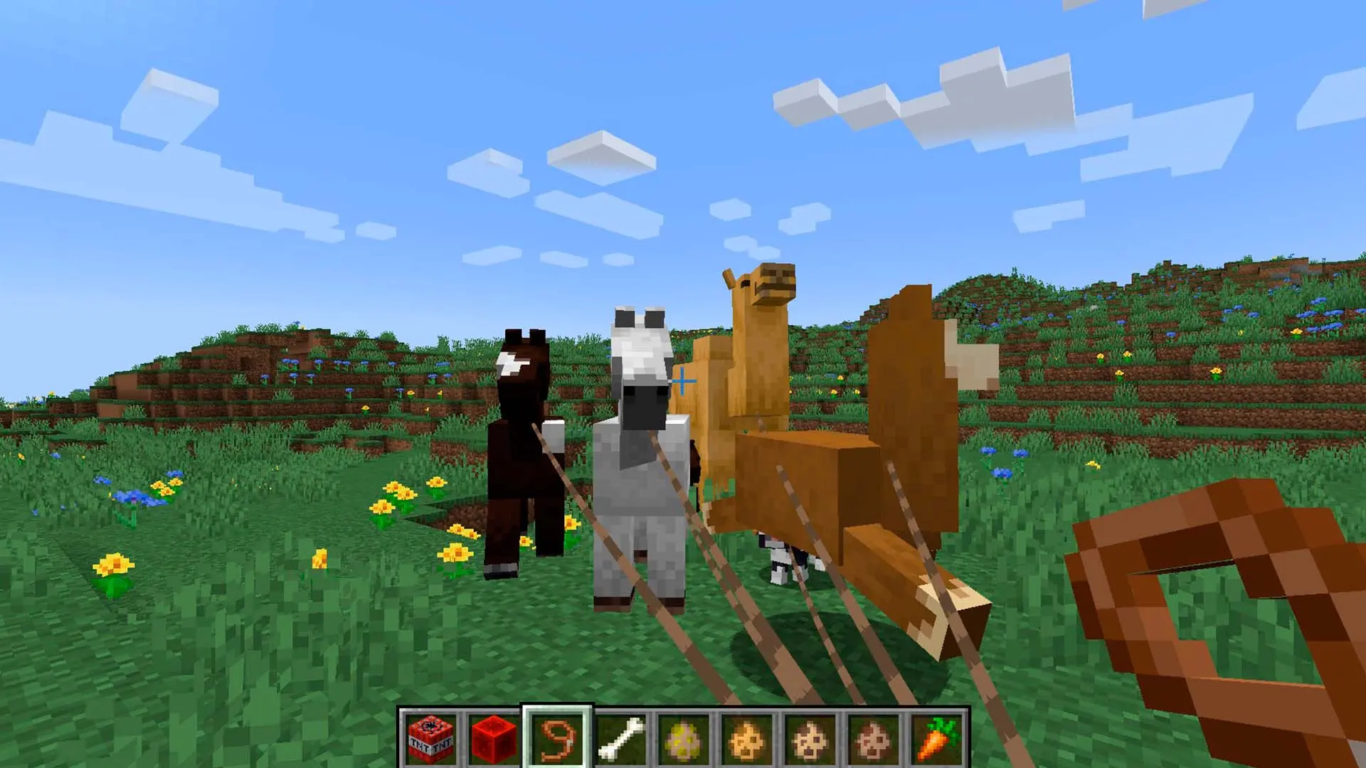 Minecraft. Как сделать поводок: крафтим, приручаем, привязываем - изображение