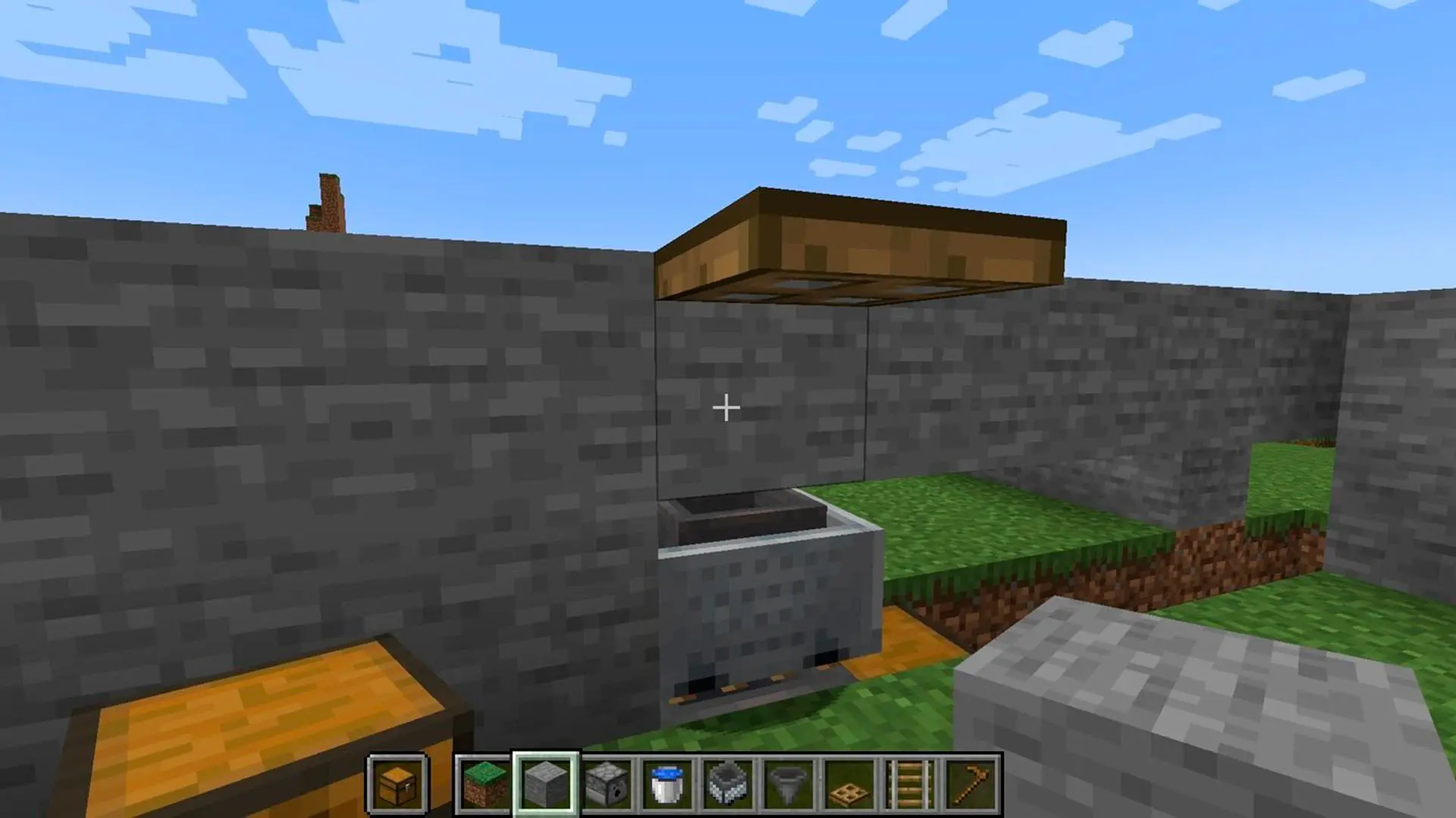 Minecraft. Как сделать воронку - изображение