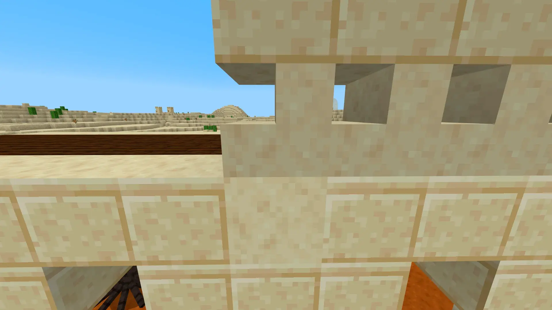 Minecraft. Как сделать гладкий песчаник: крафт и применение - изображение
