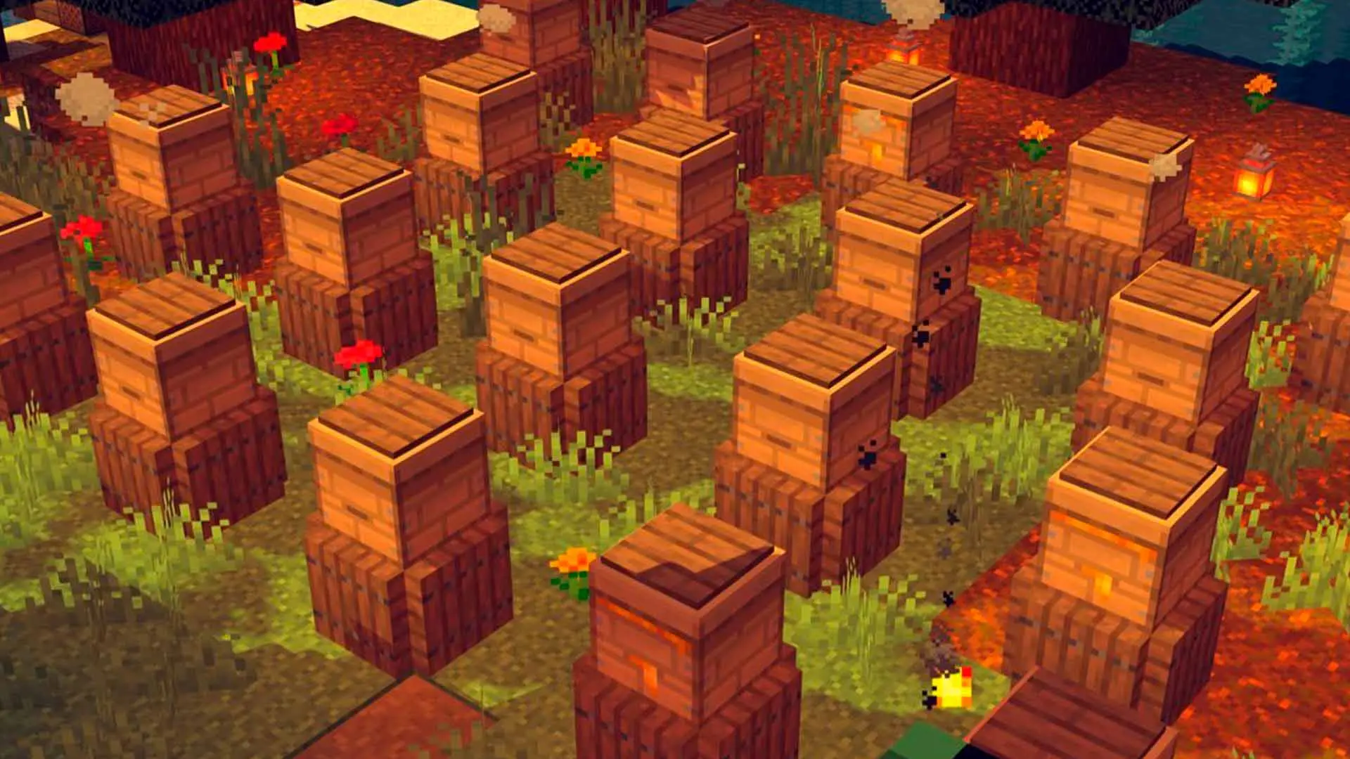 Minecraft. Как сделать пчелиный улей - изображение