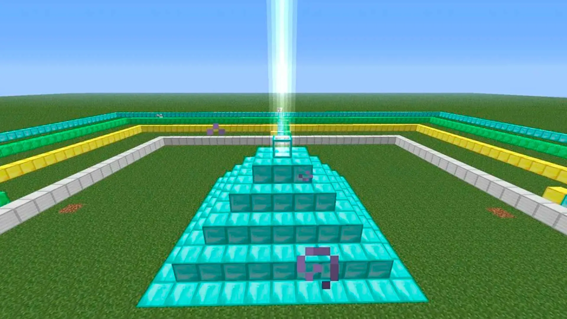 Minecraft. Как сделать маяк и пирамиду - изображение