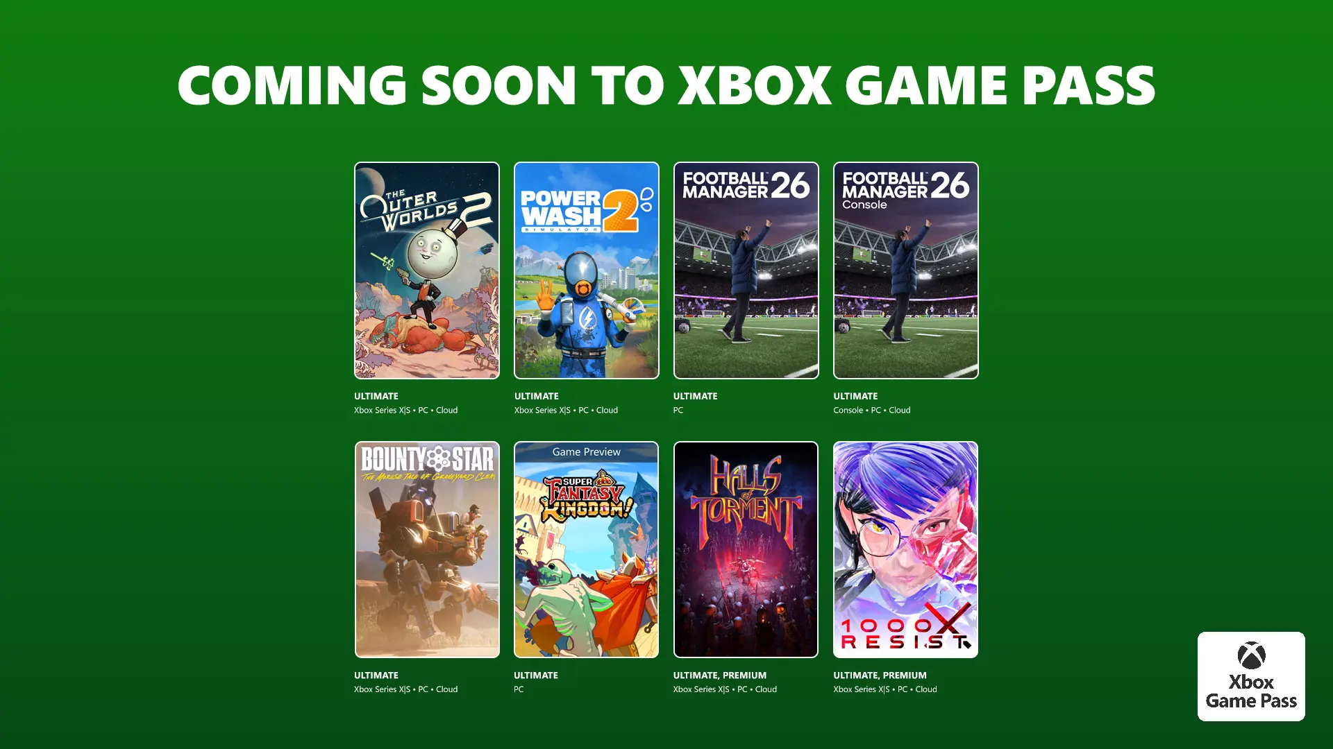 7 новинок пополнят Game Pass в конце октября - изображение