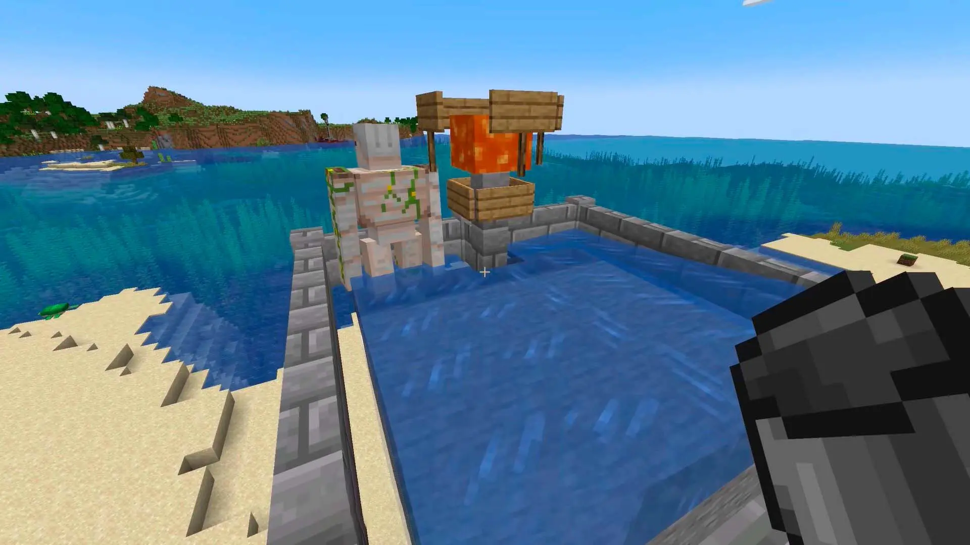 Minecraft. Как построить ферму железа: рабочая схема - изображение