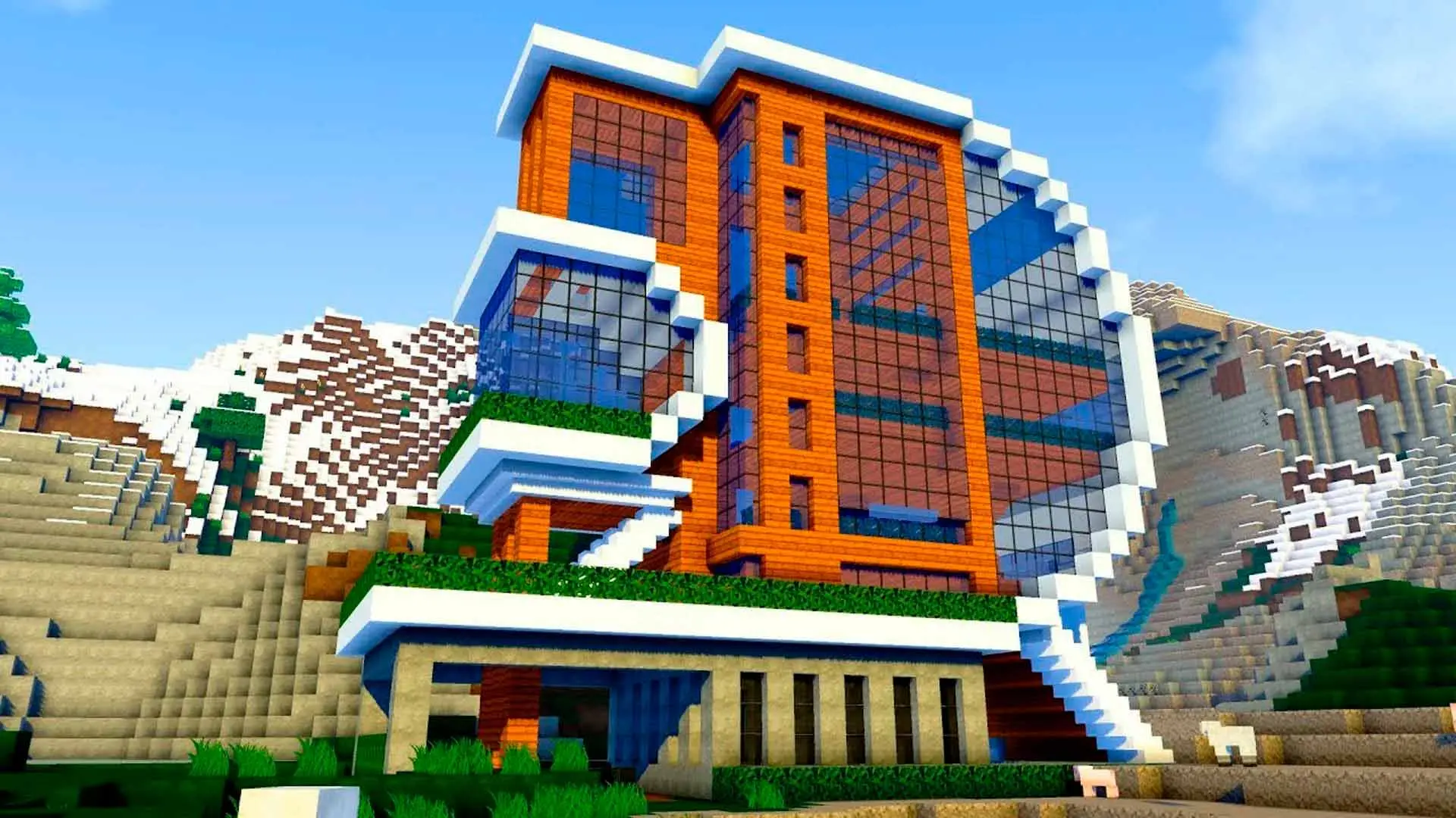 Minecraft. Дом мечты: красивые чертежи и пошаговые схематики - изображение