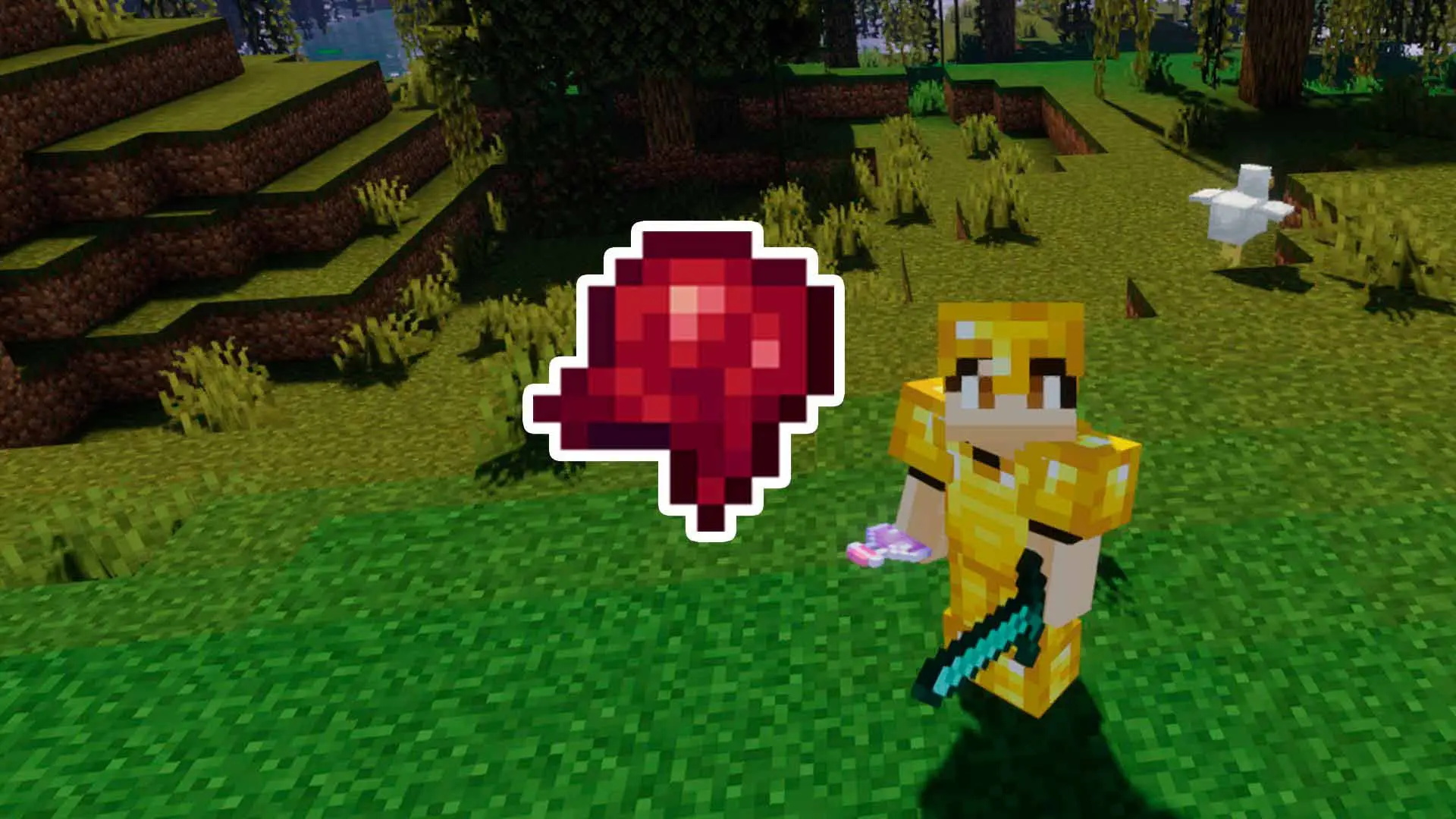 Minecraft. Как сделать зелье слабости на ранних этапах - изображение