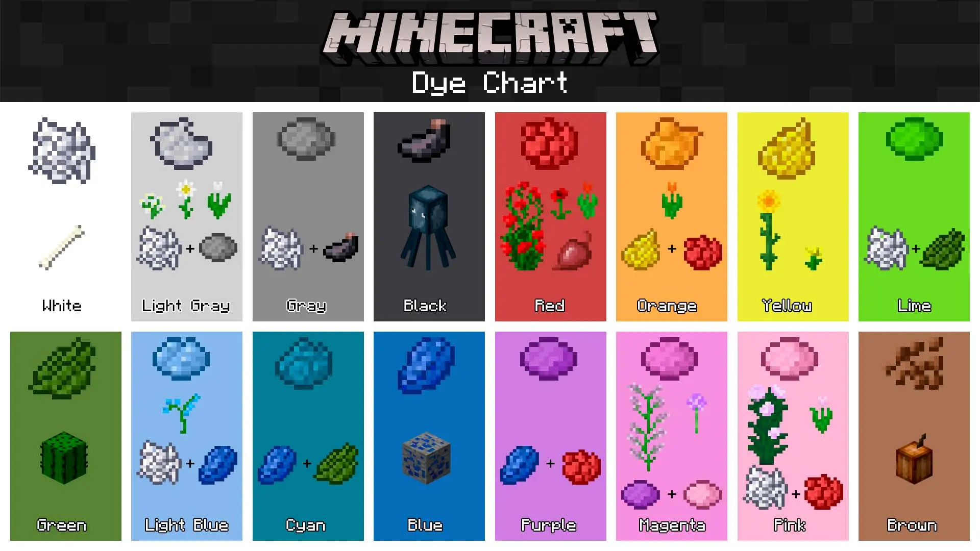 Minecraft. Как сделать бетон: крафт, использование и ремонт - изображение
