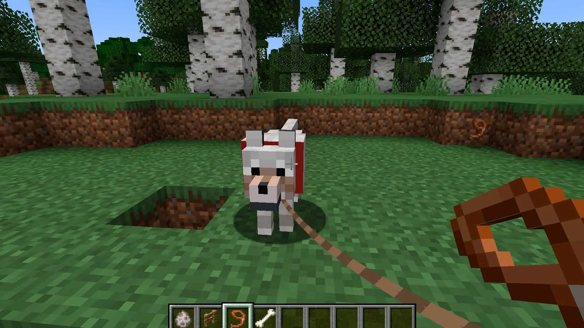 Minecraft. Как сделать поводок: крафтим, приручаем, привязываем - изображение