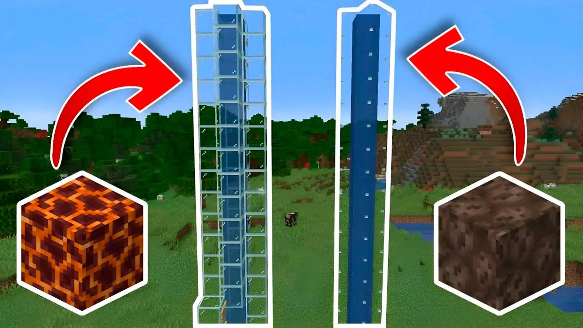 Minecraft. Как сделать лифт - изображение