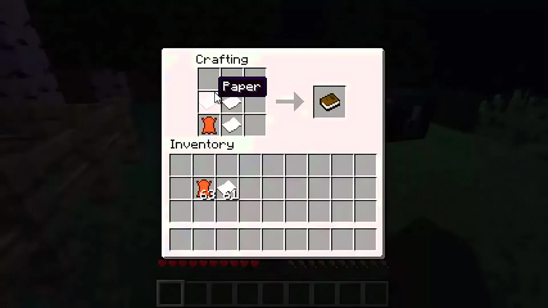 Minecraft. Как сделать книгу - изображение