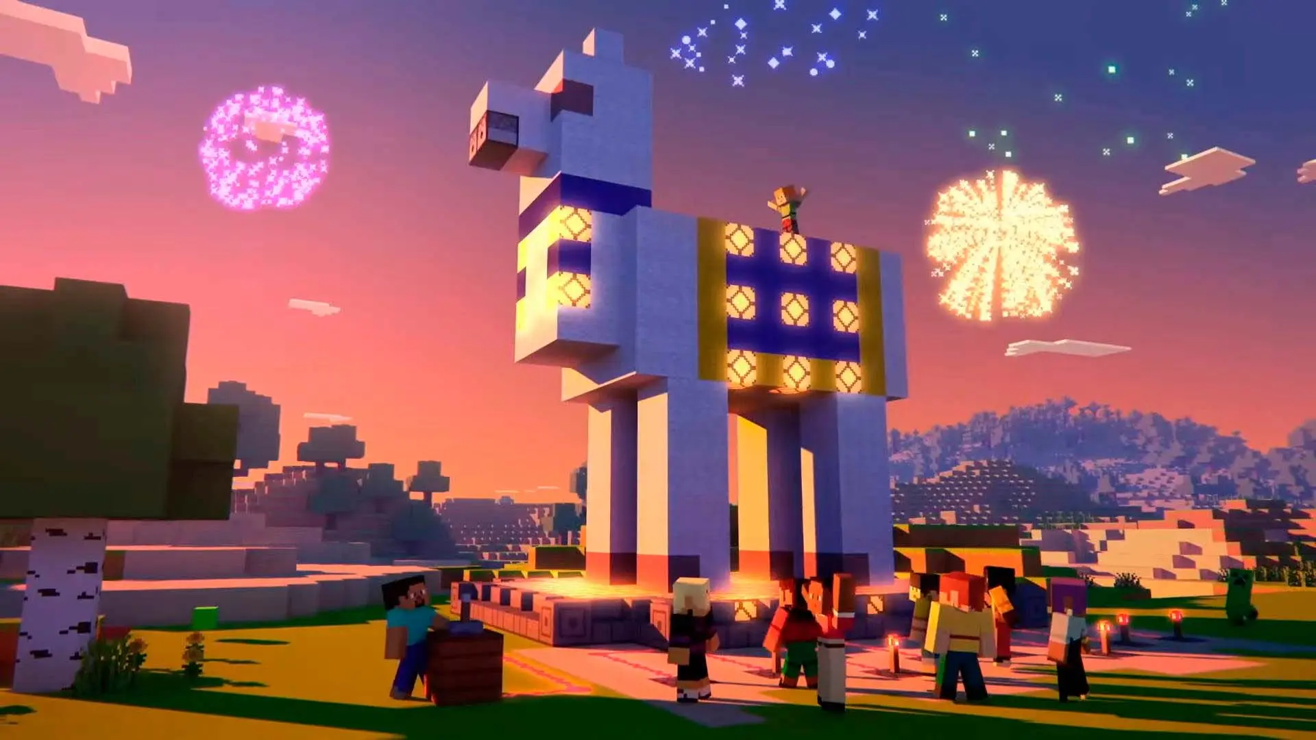 Minecraft. Как скрафтить и настроить фейерверк - изображение