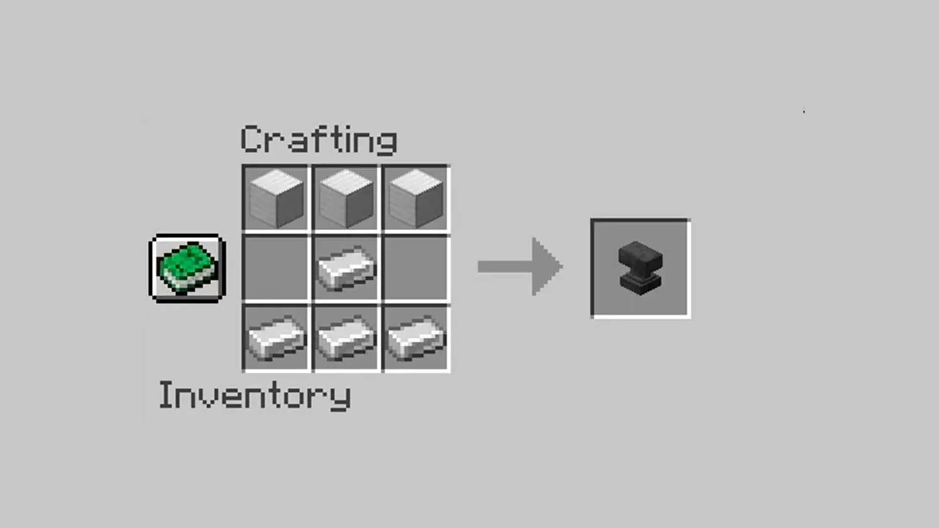 Minecraft. Как сделать наковальню: крафт, использование и ремонт - изображение