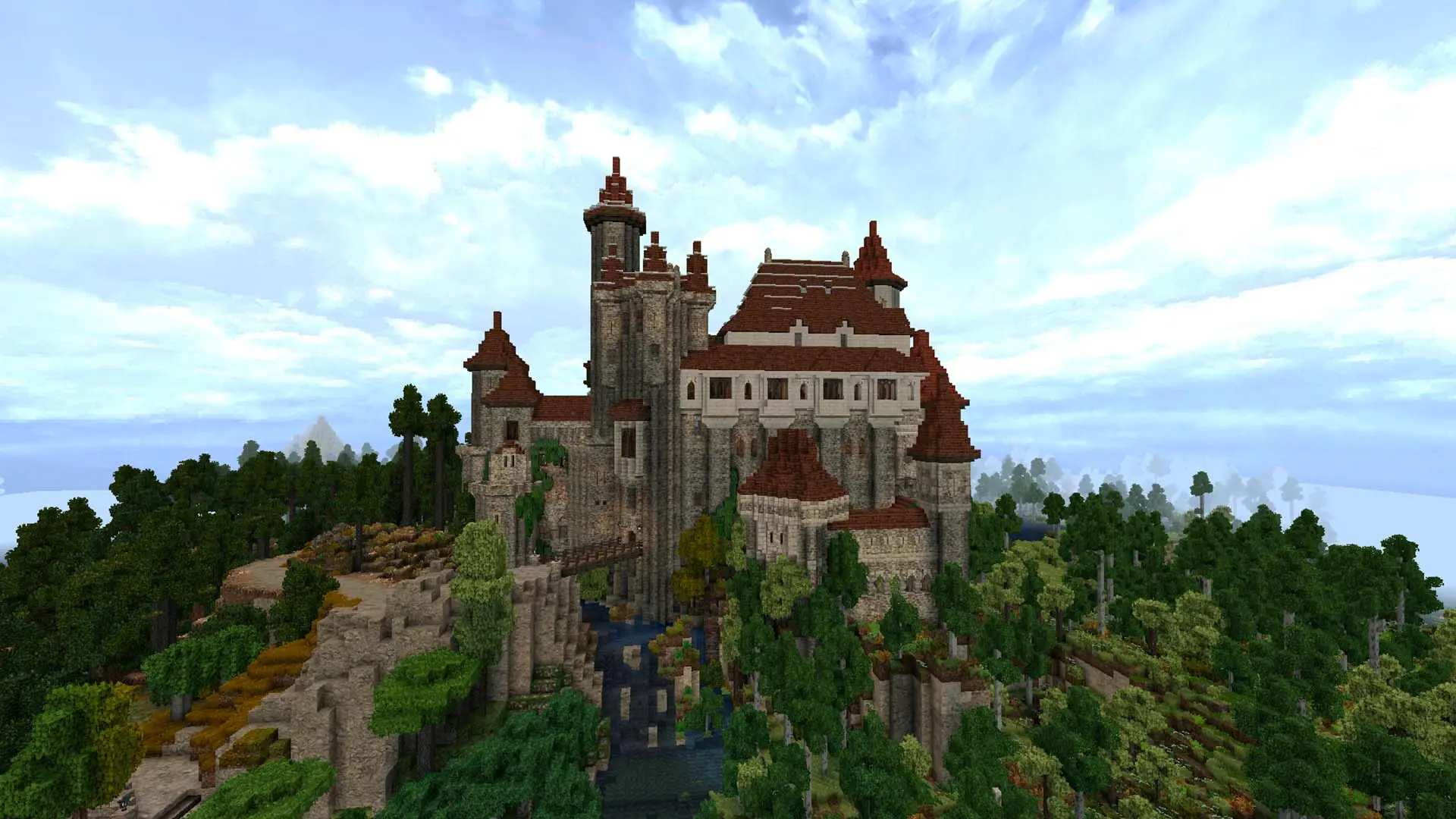 Minecraft. Как построить замок: схемы, моды, стили - изображение