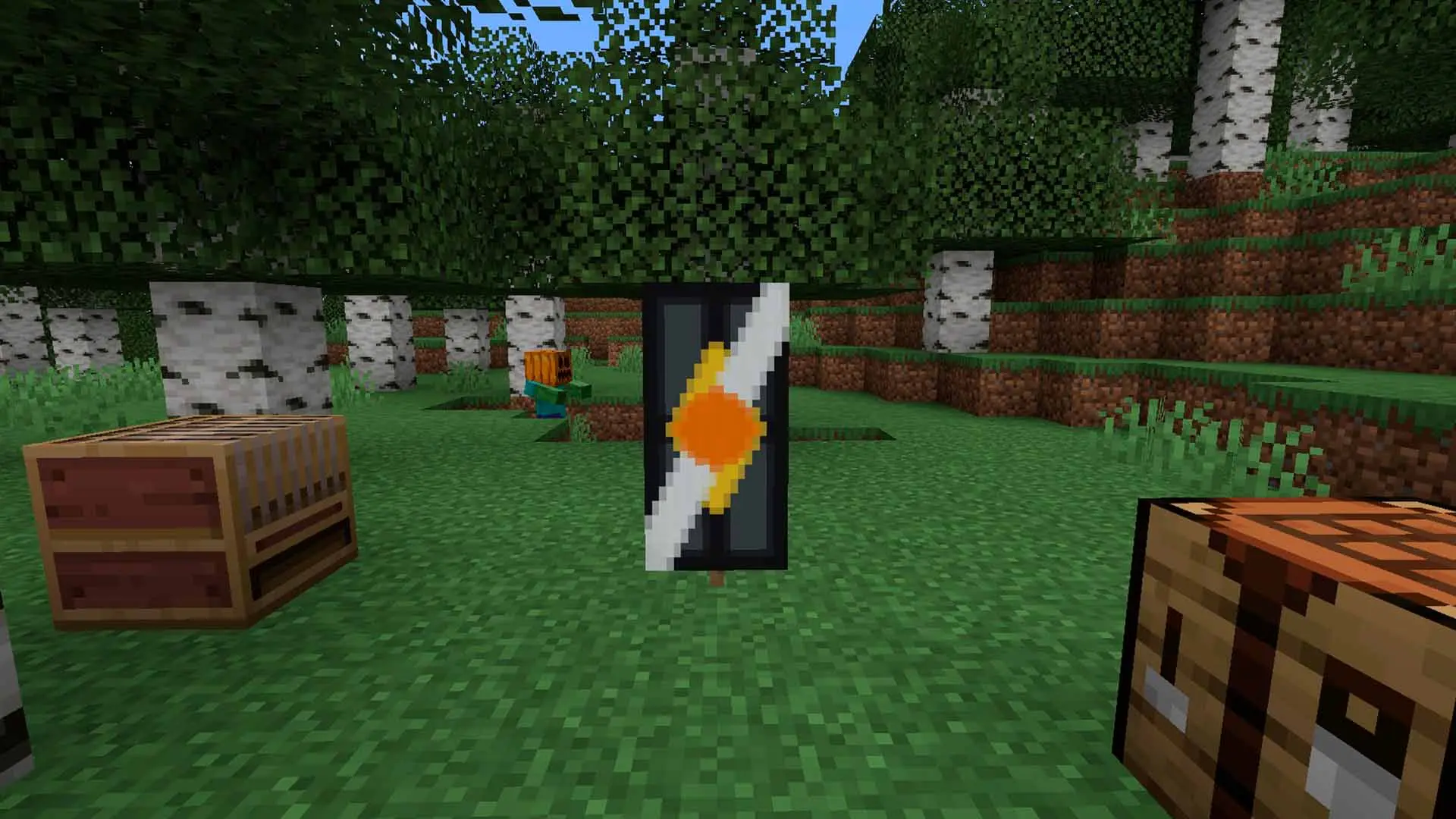 Minecraft. Как сделать флаг: крафт, окрашивание, узоры - изображение