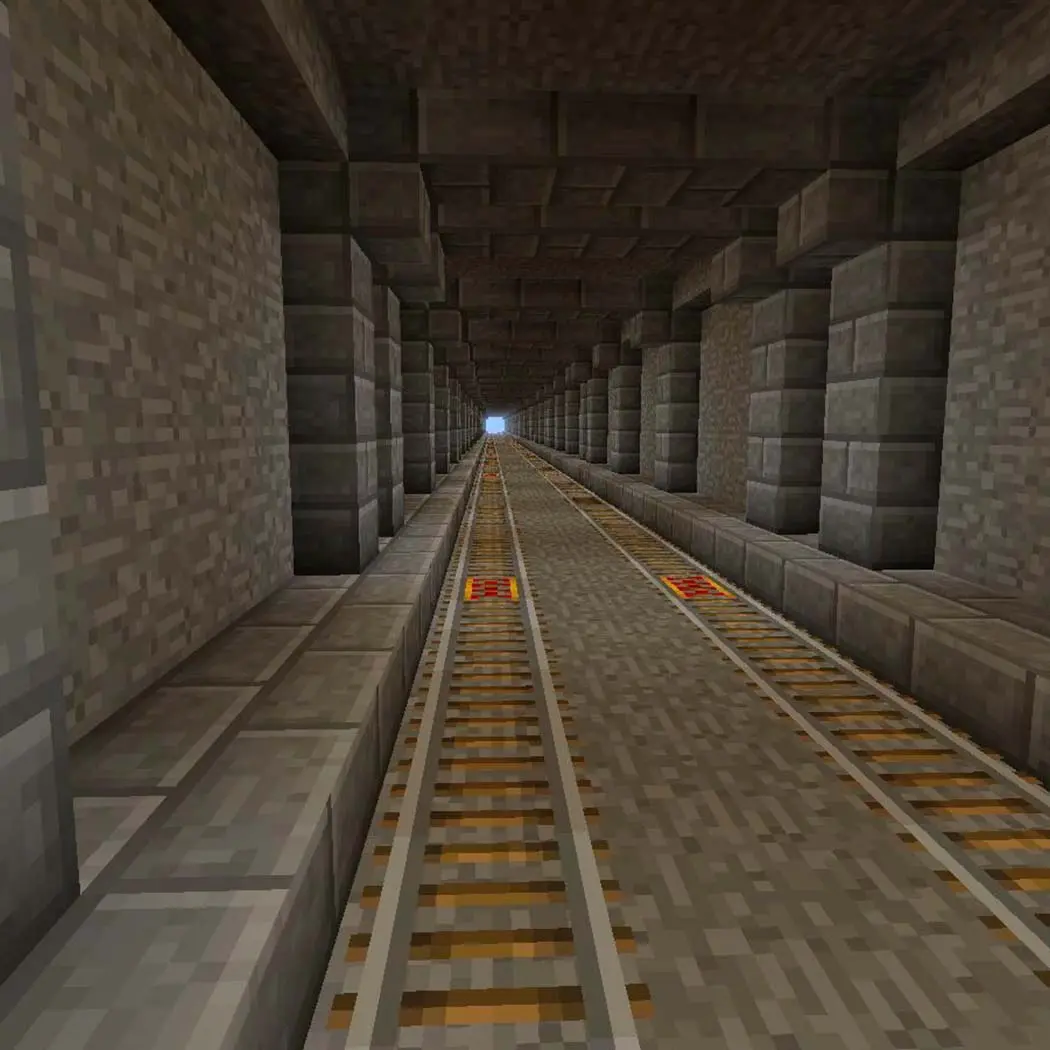 Minecraft. Как сделать рельсы: крафт, использование, отличия - изображение