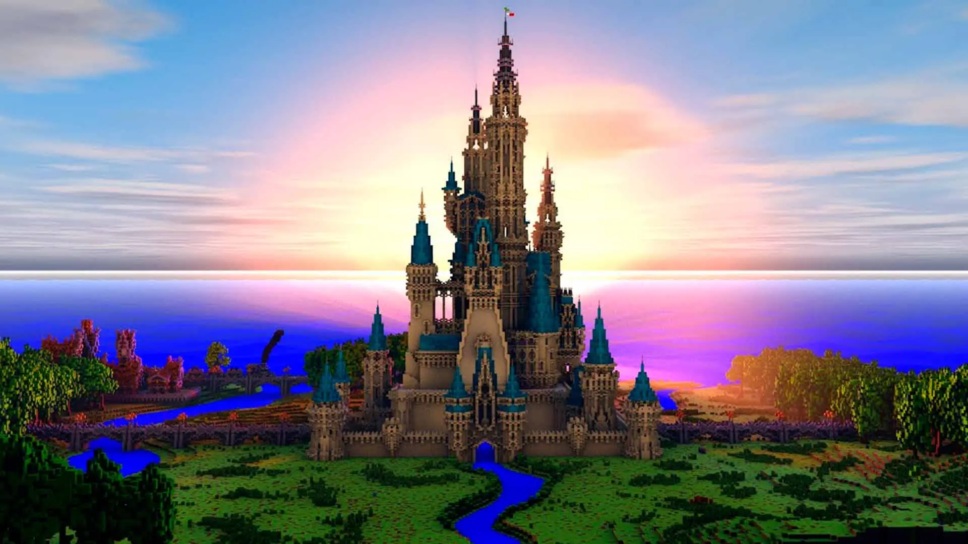 Minecraft. Как построить замок: схемы, моды, стили - изображение