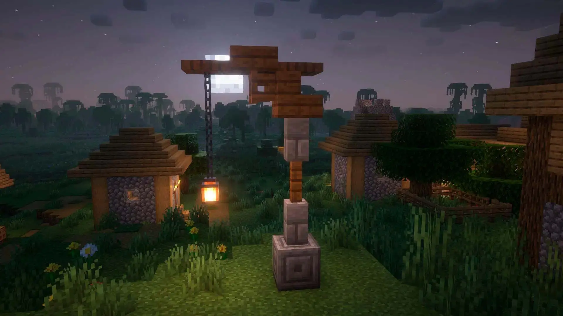 Minecraft. Как сделать фонарь: крафт, установка, использование - изображение